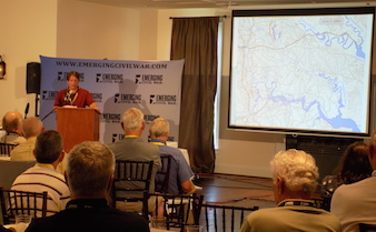 Edward Presenting with Map