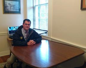 Orrison at Lee_s Desk