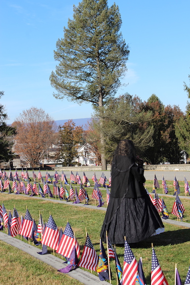 Mourner at Humiston Rem Day 2019