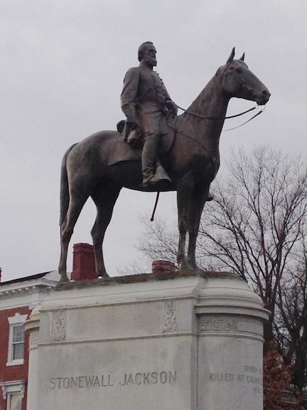 Stonewall Statue on Monument AvenueJPG