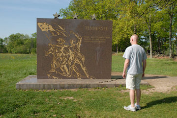 Chris Swartz and TN monument