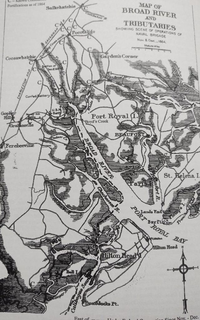 Map of coastal South Carolina. 