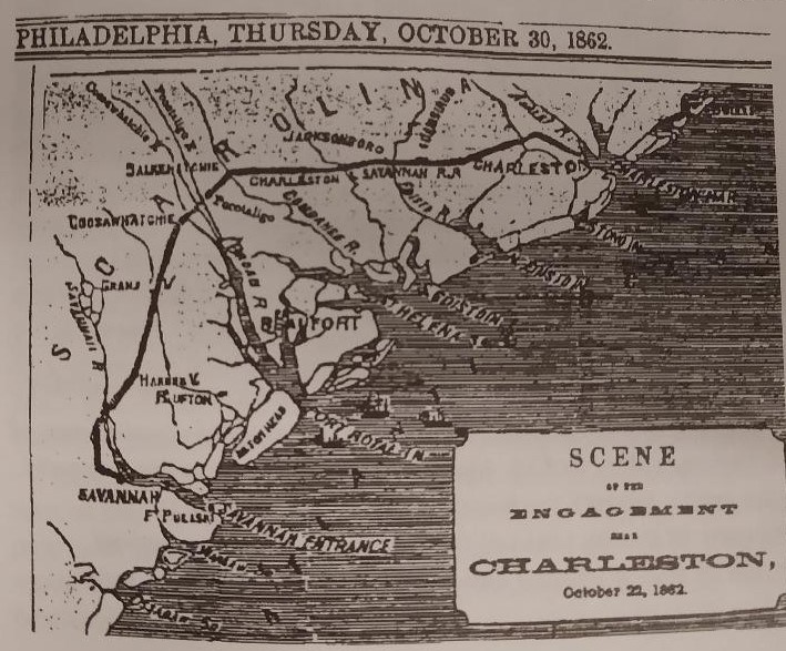 Map of coastal South Carolina