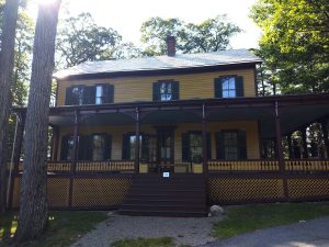 Front of Grants cottage.