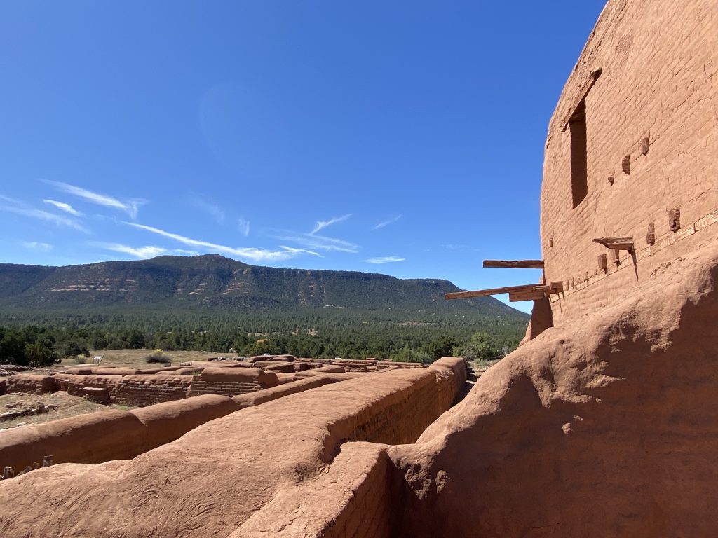 Glorieta Mesa, viewed from the ruins of the 