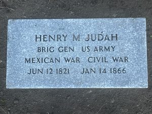 General Judah's new headstone. (The Westport Journal)