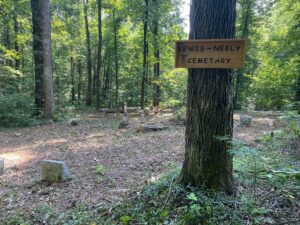 Lewis-Neely Cemetery. (Courtesy of Carol Hardy Crisp)