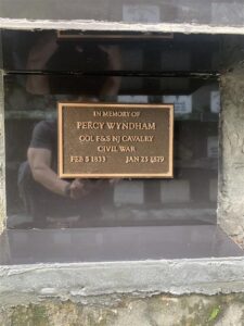 Wyndham's new memorial plaque. (Joseph Frank, U.S. Embassy in Rangoon)
