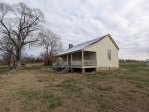 a historic house with a front porch